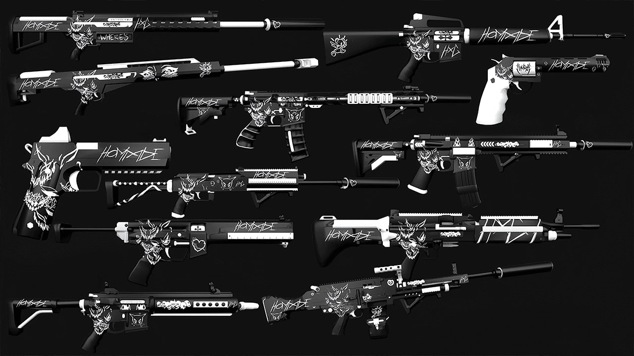 Homixide Black Gun Pack