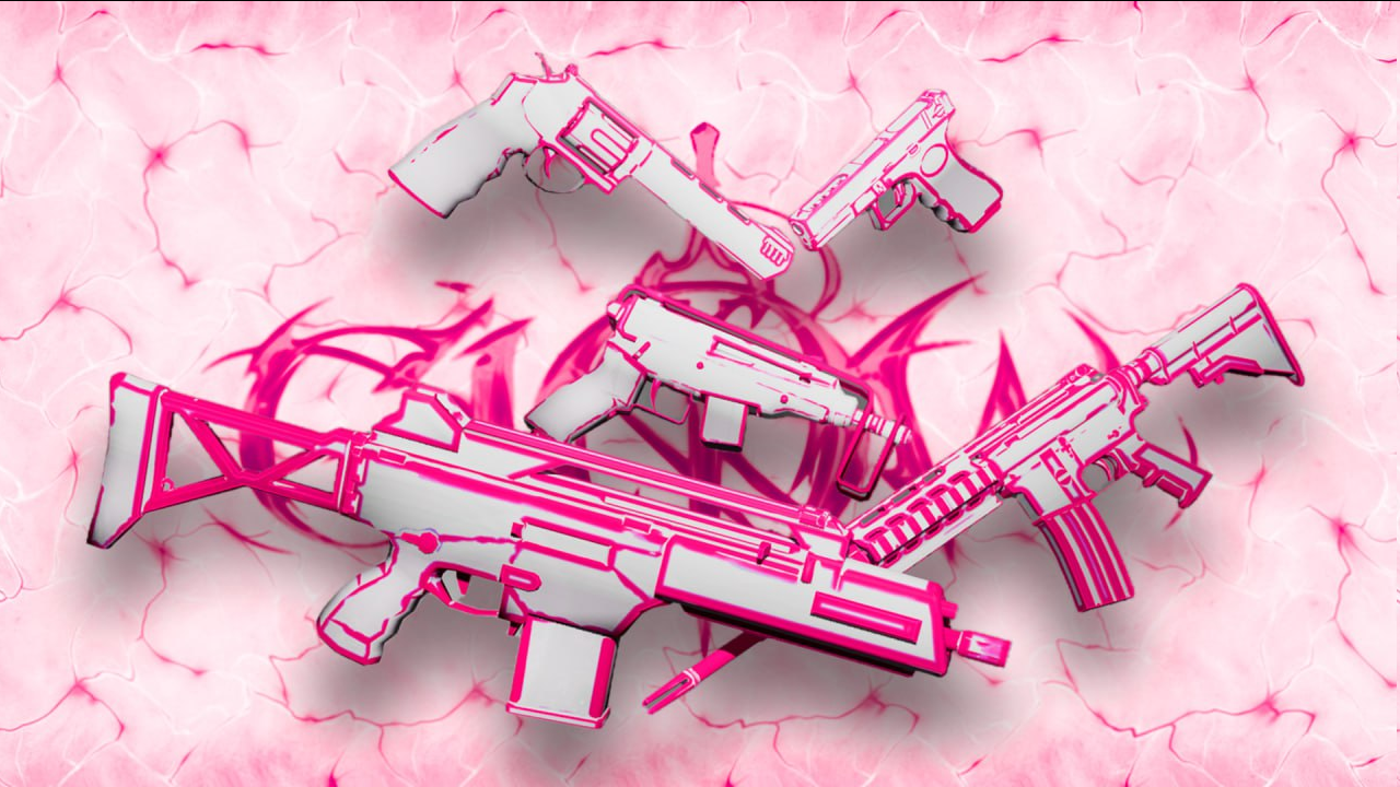 Neon Pink Gun Pack