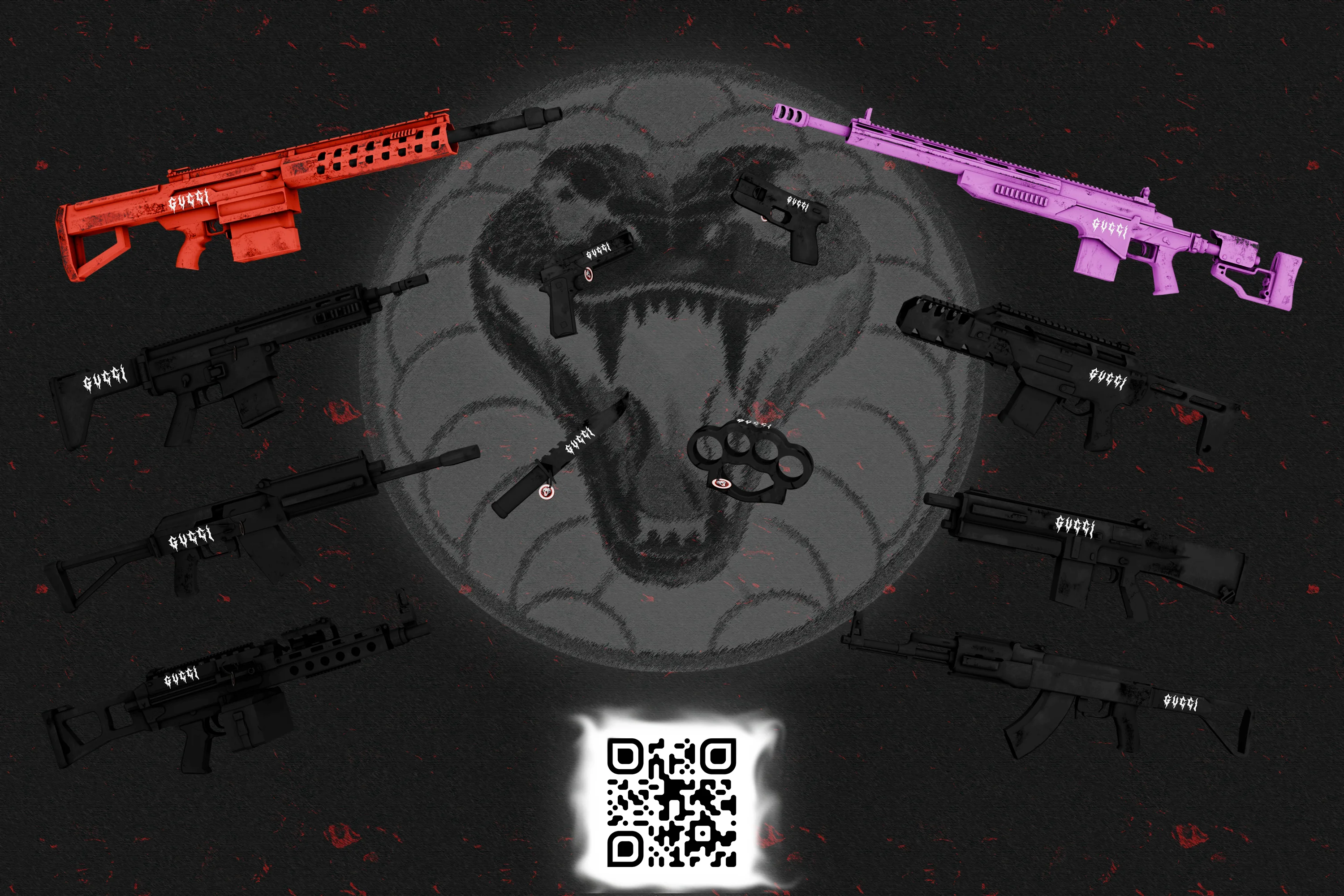 GUCCI NOIR V2 Gunpack x MAJESTIC