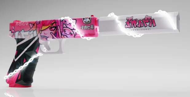 PINK ANIME REVOLVER | GLOCK