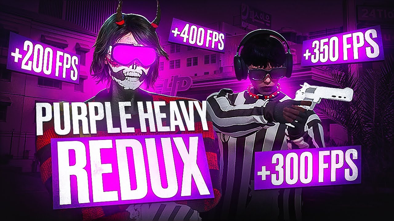 PURPLE HEAVY REDUX | ЛУЧШИЙ FPS BOOST REDUX для ВЫБИВАНИЯ ХЕВИКОВ и ТУЛЕВА на MAJESTIC RP | ALT V