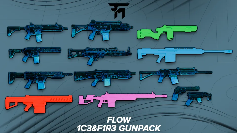 FLOW 1CE & F1RE GUNPACK
